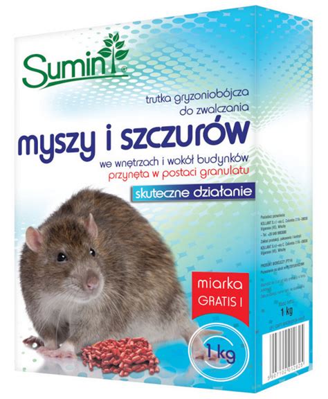 Trutka Granulowana Na Myszy I Szczury 1kg Sumin Ogrodniczy Sklep