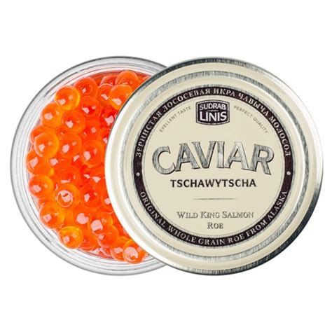 Ecaviarro Wild King Salmon Roe Premium King Tschawicha 200g