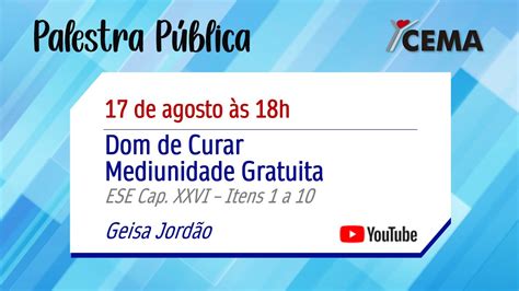 Dom De Curar Mediunidade Gratuita ESE Cap XXVI Itens 1 A 10 YouTube