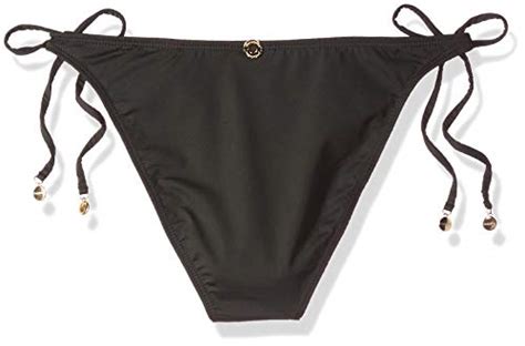 Ondademar Women S Every Day Adjustble String Bikini Bottom Black L