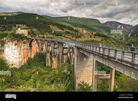 Durdevica Arched Tara Bridge Over Green Tara Canyon One Of The World