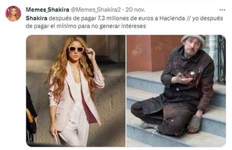 Llueven Memes De Shakira En Las Redes Sociales Tras Pagar Multa