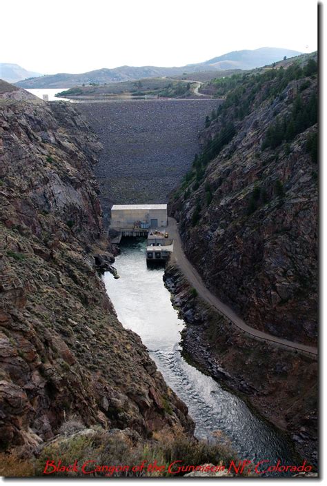 Blue Mesa Dam As Seen From Blue Mesa Dam Overlook Edjimy Flickr