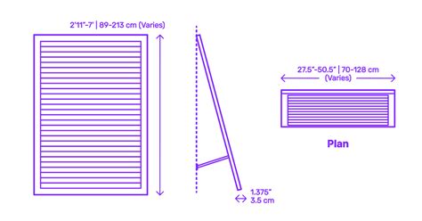 Window Shutters Bahama Dimensions And Drawings