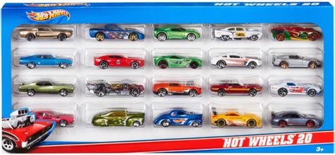 Paquete De 20 Carritos De Metal Básicos Hot Wheels