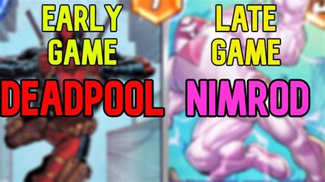 Deadpool Nimrod Deck And Infinite Loop Shenanigans With Venom And Zola