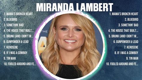 Miranda Lambert Top Of The Music Hits 2024 Most Popular Hits Playlist