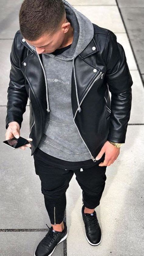 Check Out This Mens Bad Boystreet Style Look Leather Jacket Men