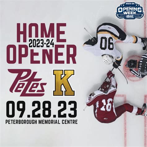 Petes To Raise Ohl Championship Banner At Home Opener On