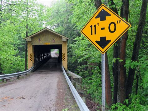 Windsor Mills Covered Bridge In Ashtabula County Ohio