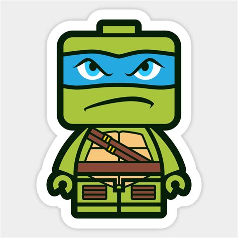 Funny Stickers Custom Stickers Leonardo Ninja Turtle Cowabunga Rug