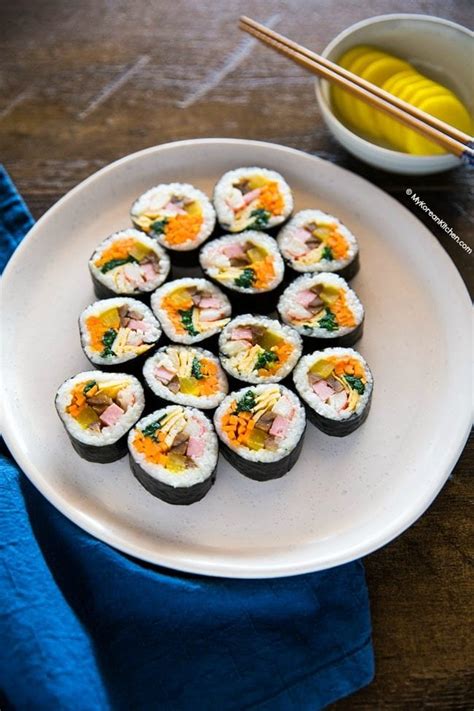 Easy Kimbap (Korean Sushi Roll) - My Korean Kitchen