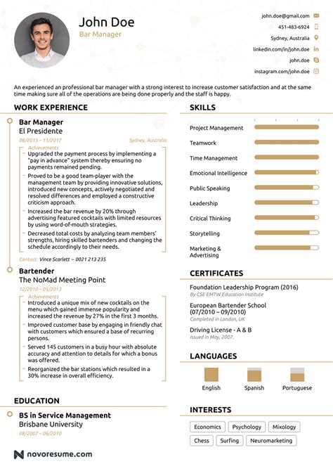 Chronological Resume Writing Guide With Free Templates