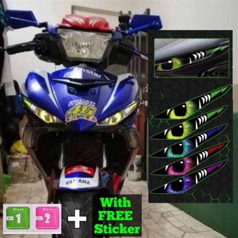 Yamaha Sniper 150 Toothless Winker Eye Transparent Shopee Philippines