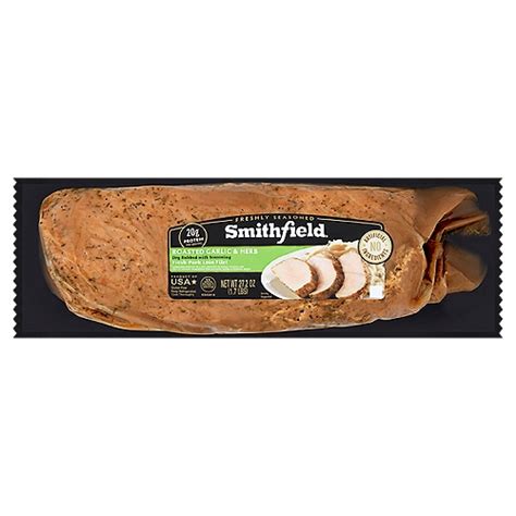 Smithfield Roasted Garlic And Herb Fresh Pork Loin Filet 272 Oz