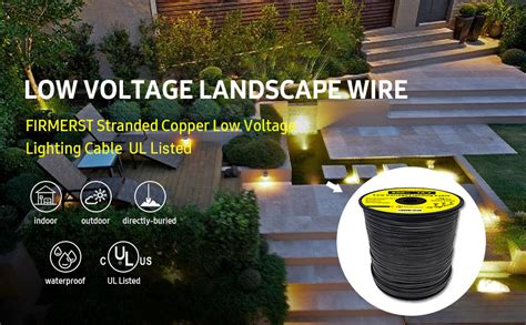 FIRMERST 16 2 Low Voltage Landscape Wire Outdoor Lighting Cable 500