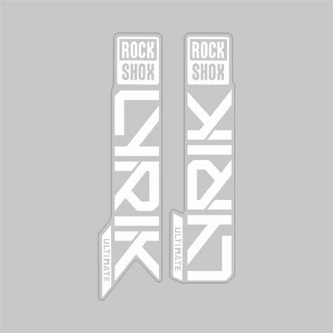 Rockshox Lyrik Ult Fork Sticker For Mtb Cycling Decals Clear