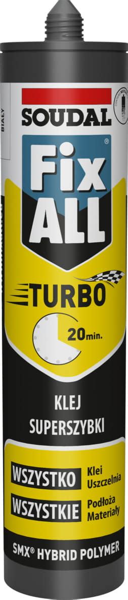 Klej uniwersalny uszczelniacz Fix all TURBO 290ml Kleje montażowe eBardo pl