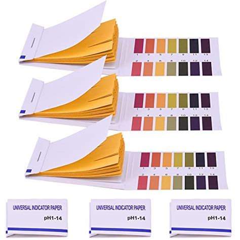 Lot De 6 Bandelettes De Test Du PH 480 Bandelettes De Test De PH En