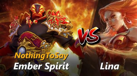 How To Ember Spirit Mid Vs Lina Feat NothingToSay First 10 Minutes