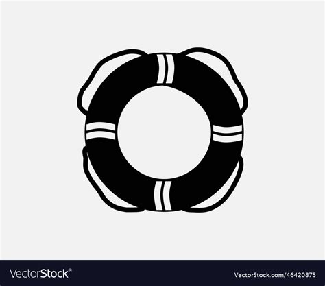 Lifebuoy Icon Royalty Free Vector Image Vectorstock