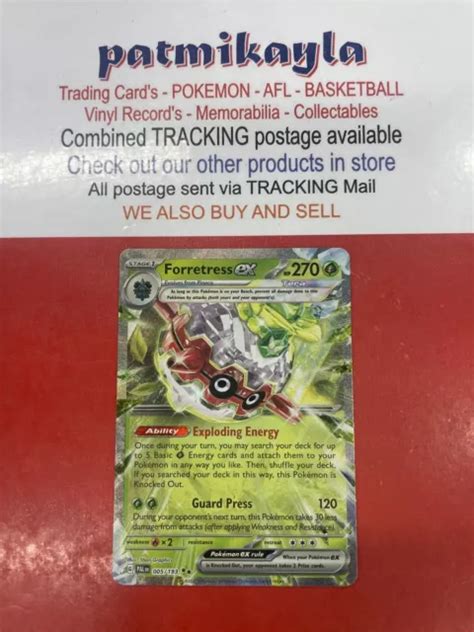 FORRETRESS EX 005 193 S V Paldea Evolved Pokémon TCG Card EUR 1 51