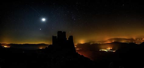 Rocca Calascio at Night, The Abruzzo, Italy Photograph by Nigel Forster ...