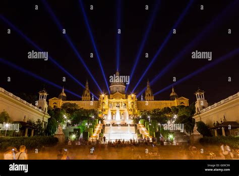 Magic Fountain Montjuic Stock Photo - Alamy