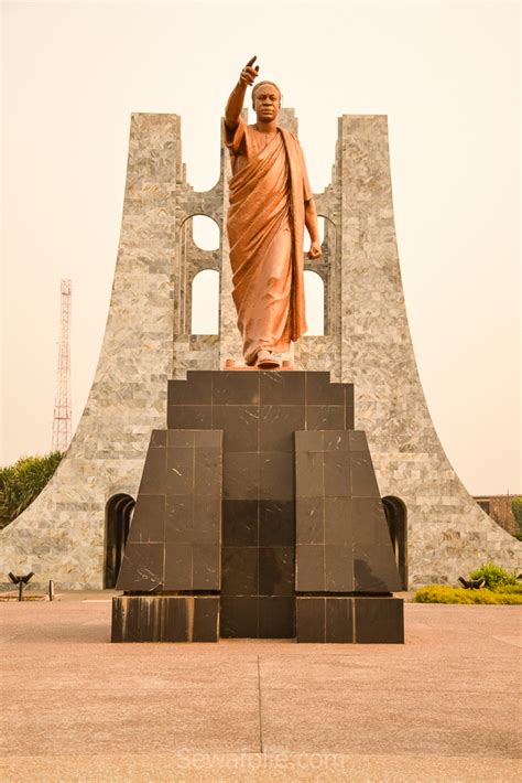 At The Kwame Nkrumah Memorial Park Elizabeth Okoh