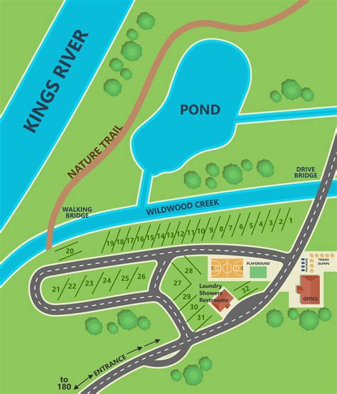 Riverbend RV Park Map - Riverbend RV Park