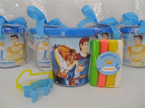 Lembrancinha Princesas Disney Caneca Kit Massinha Elo