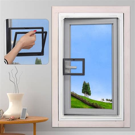 Diy Adjustable Magnetic Fly Screen Window Screen With Small Window Fits