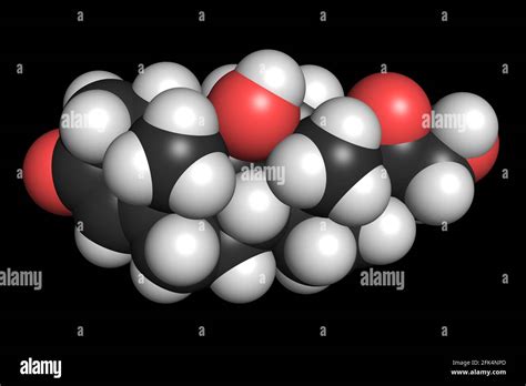 Cortisol molecule steroid hormone 3D render chemical structure Stock Photo - Alamy