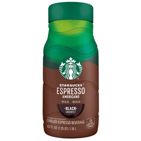 Starbucks Espresso Americano Black Coffee Beverage, Unsweet, 40 fl oz - QFC