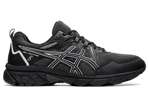 Gel Venture 8 Men Blackwhite Mens Trail Running Shoes Asics Outlet Uk