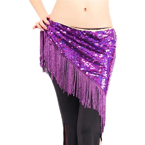 Wholesale Belly Dance Belt For Girls Belly Dance Hip Scarf Sexy Tassel