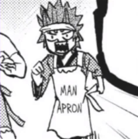 Kirishima Man Apron Kirishima Kirishima Eijirou Anime Funny