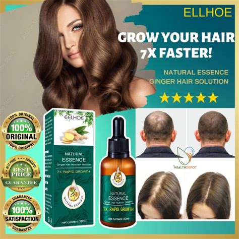 ORIGINAL Hair Growth Serum Rapid Growth Pampahaba Ng Buhok Ginger Hair