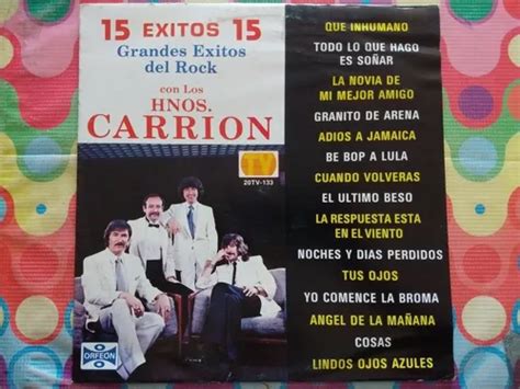 Los Hermanos Carrion Lp 15 Éxitos Y MercadoLibre