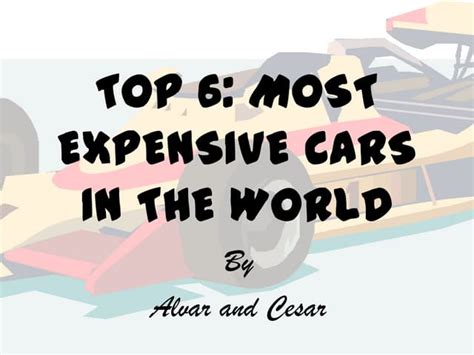 Expensive Cars Ppt