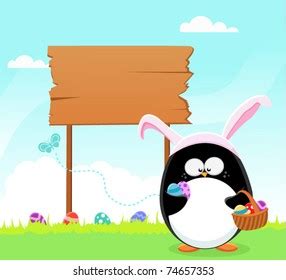 Easter Penguin Images Stock Photos Vectors Shutterstock