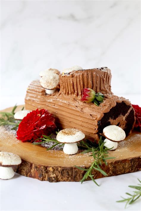 Chocolate Espresso Buche De Noel - Joy + Oliver