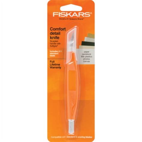 Fiskars® Orange Comfort Detail Craft Knife, 1 ct - King Soopers