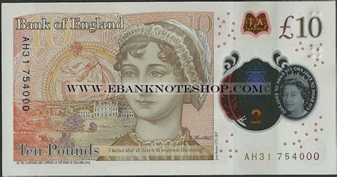 Ebanknoteshop England P B Pounds Polymer