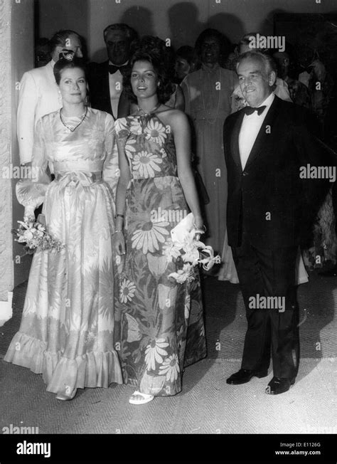 Grace Kelly Celebrates Birthday With Princess Caroline Stock Photo Alamy