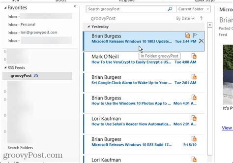 How To Add RSS Feeds To Microsoft Outlook