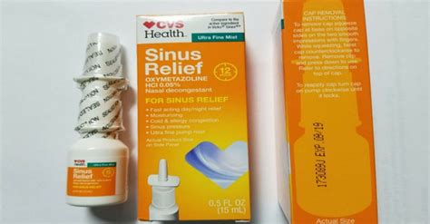 CVS Sinus Nasal Spray Was Recalled Over Fears Of Bacteria