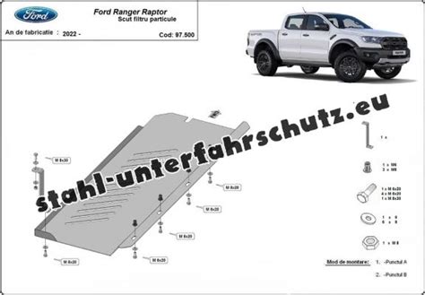 Stahl Unterfahrschutz für Ford Ranger Raptor