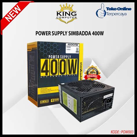 Jual Power Supply Simbadda W Box Psu Pc Watt Shopee Indonesia