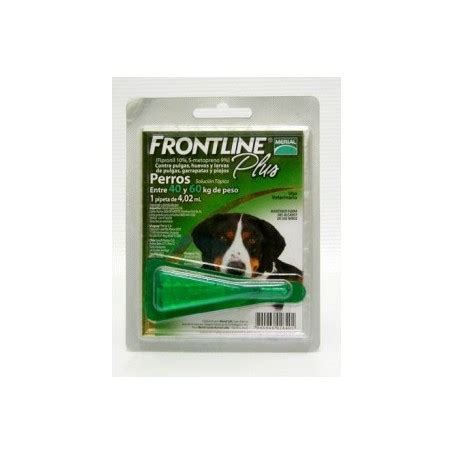 Frontline Plus Pipeta Para Perros De 40 A 60 Kg 30448 17 900 00